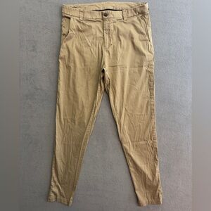 Lululemon Commission Pants 33x32 Men’s Chino Performance Stretch Slim Tan